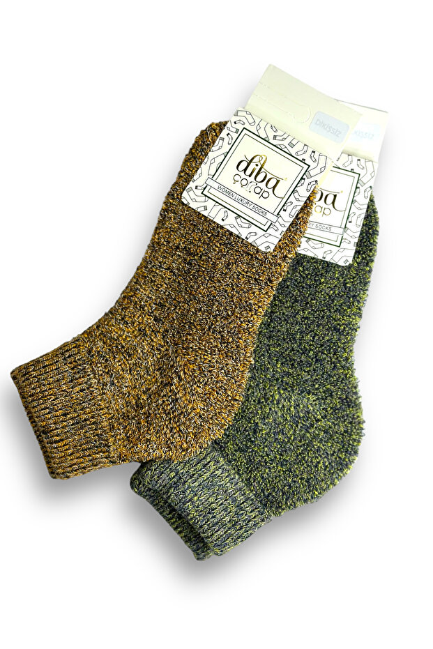 Winter Reverse Terry Home Socks Soft Plush Thick Socks Booties Sleeping Socks
