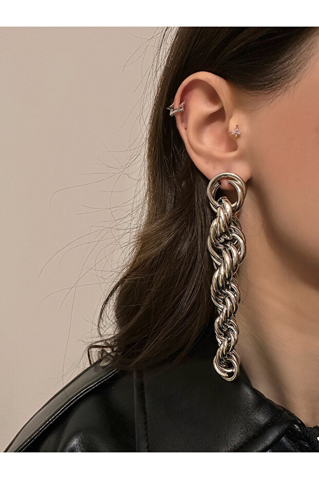 أقراط سلسلة كبيرة - 1