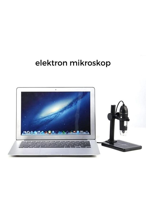 Taşınabilir Dikey Ayarlanabilir Dijital Mikroskop 2MP 4X Zoom 8 LED Profesyonel El Büyüteci - 6