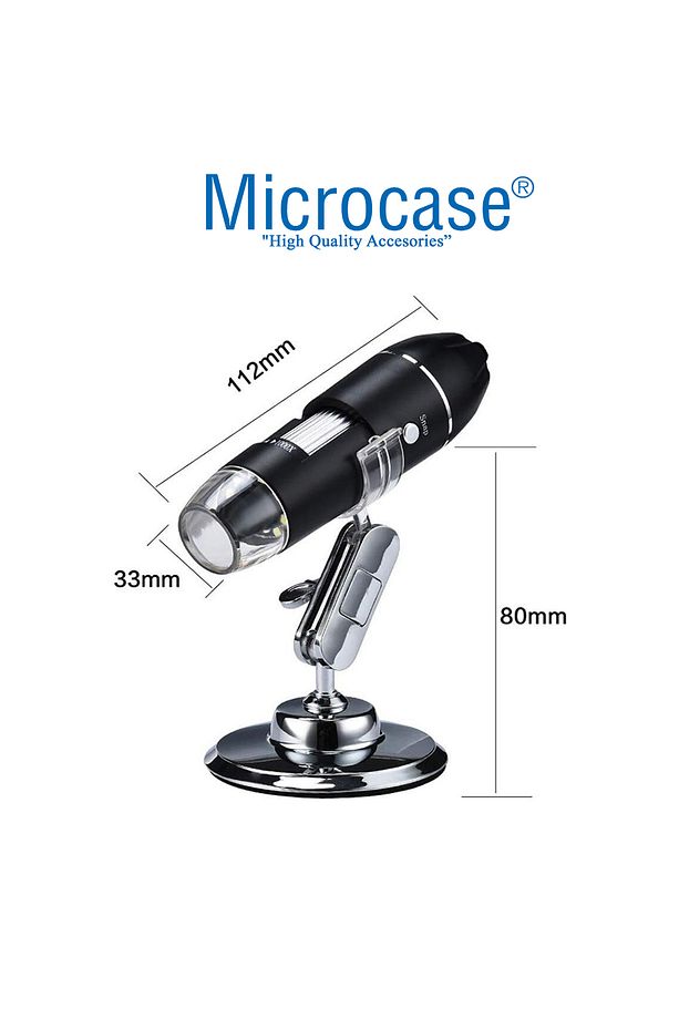 Type-c Micro Otgli 1000x Dijital Mikroskop USB HD Cmos 8 Led Digital Microscobe AL4076 - 5
