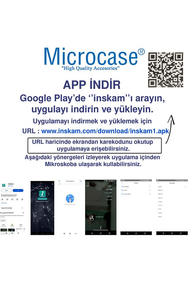 Type-c Micro Otgli 1000x Dijital Mikroskop USB HD Cmos 8 Led Digital Microscobe AL4076 - 7