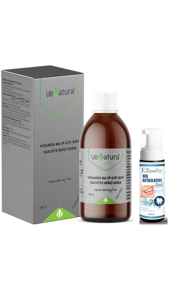 Vitamin B6 (P-5-O) Liquid Supplement 150 ml - Teeth Whitening Foam Gift