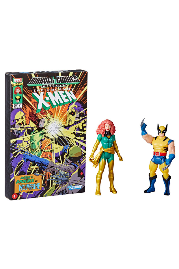 X-Men Marvel Legends Retro 375 Multipack - Wolverine & Marvel's Phoenix