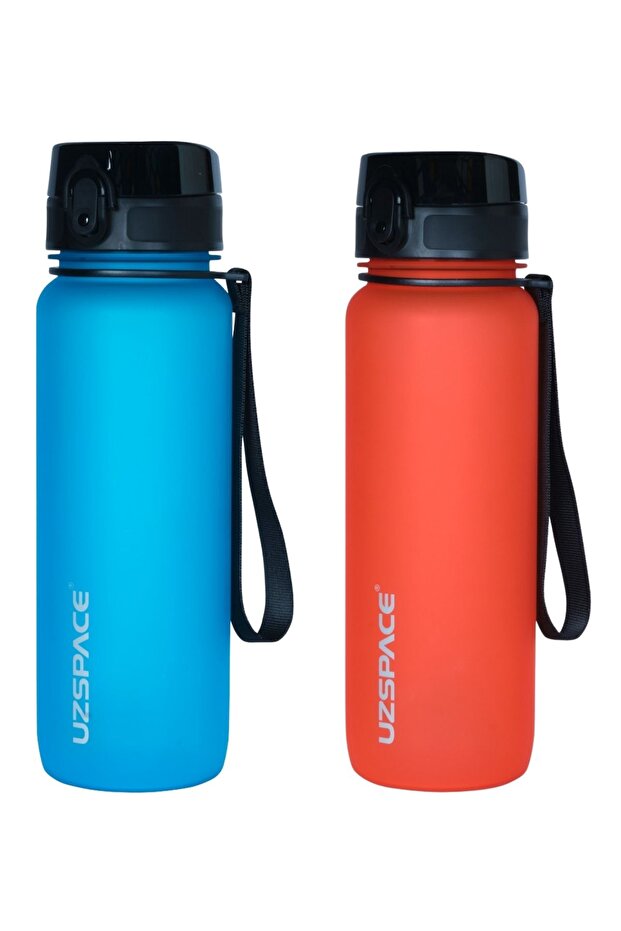(SET OF 2) 800ml New Collection Series Soft Touch Tritan Water Bottle