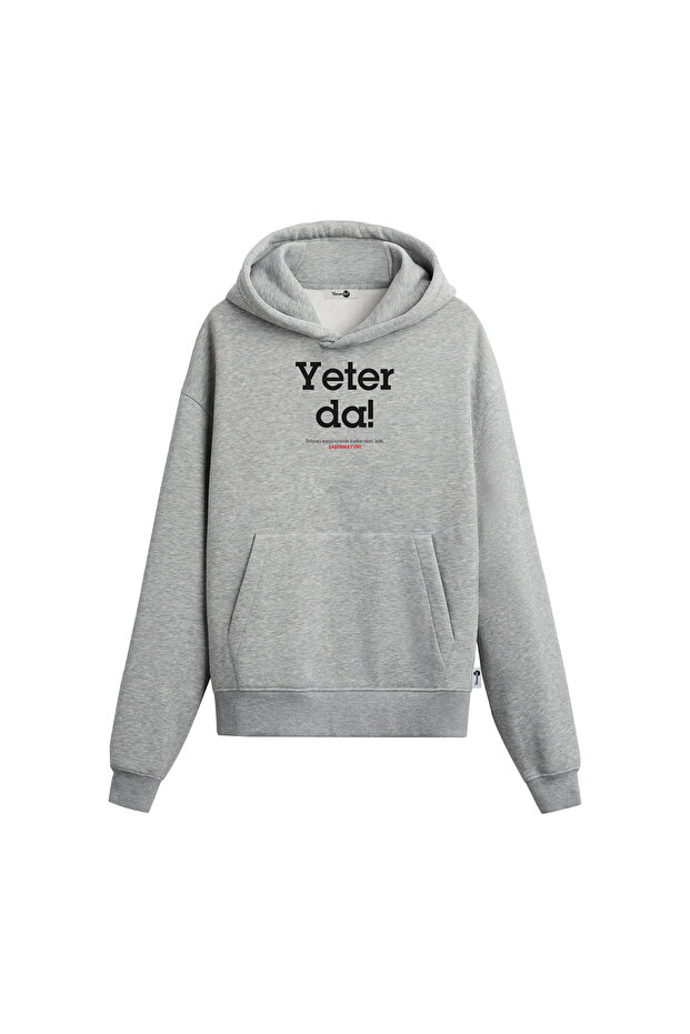 Yeter Da Kapüşonlu Sweatshirt - 1
