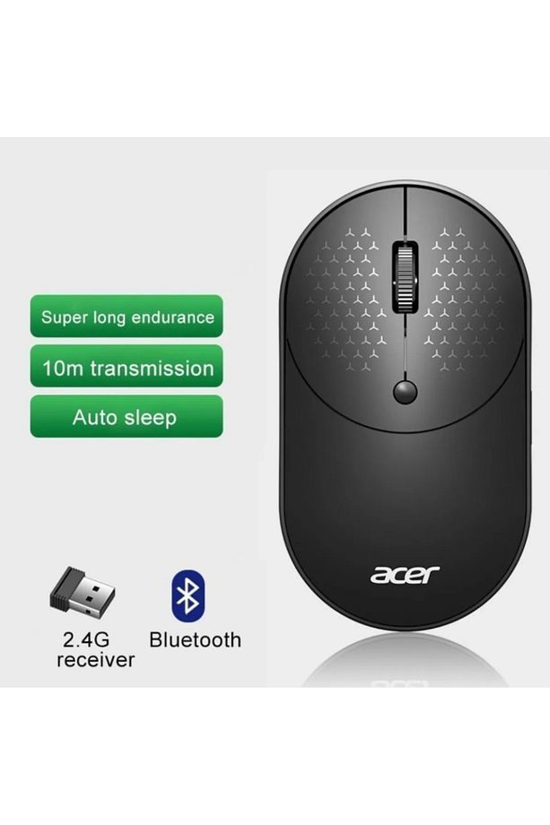 2 Kablosuz Bluetooth Mouse Otomatik Uyku Modlu OMR080 Bilgisayar Notebook Laptop Kablosuz Fare 100 - 6
