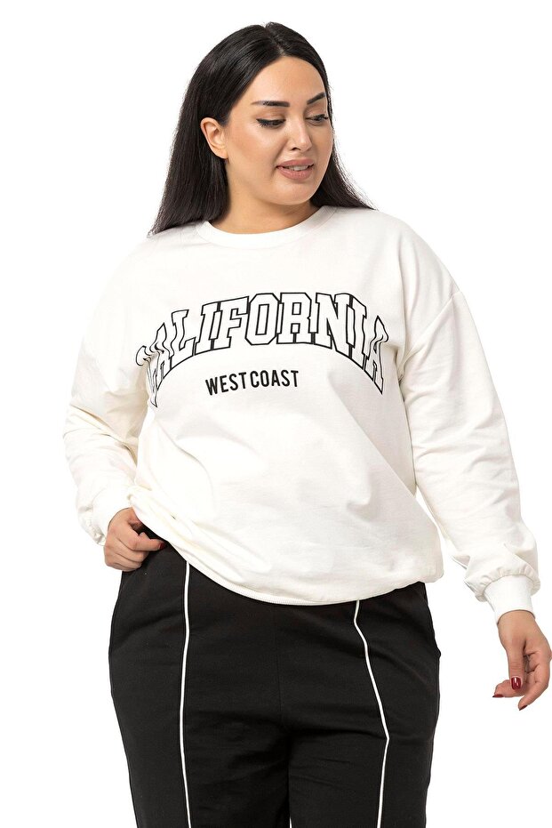 طقم بدلة رياضية سوداء كبيرة الحجم بخيطين - 2