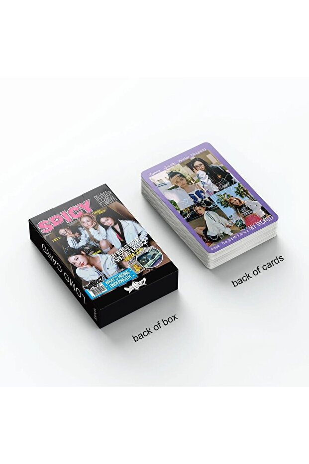 AESPA ''My World'' Double Sided Printed Lomo Card Set - 4