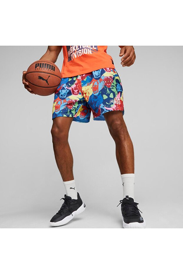 FRANCHISE AOP Short 2 Team Light Blue-AO - 3