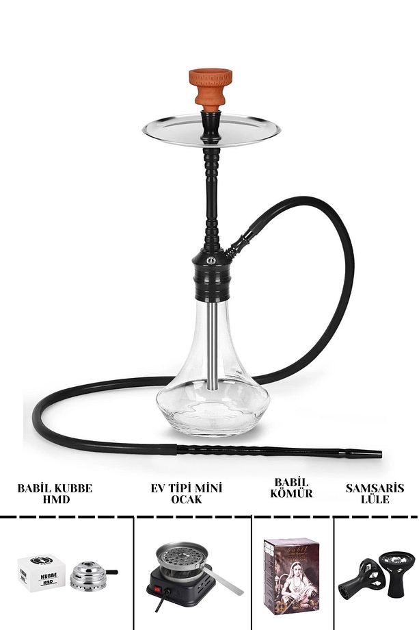 Nargile Takımı Mod 27 Ev Tipi Profosyonel Nargile Seti - 1