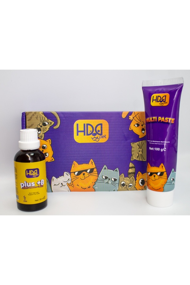 KEDİ SETİ ( Plus+b For Cats 50ml & Multi Paste 100g ) - 1