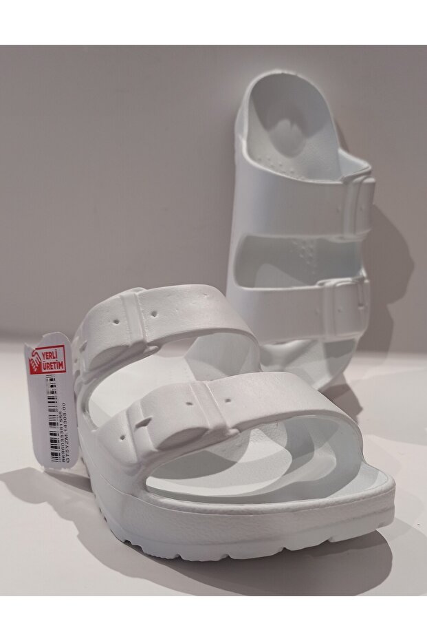 EXTRA KÖNNYŰ ANATÓMIKUS TALP FEHÉR MEDENCE STRAND ERKÉLY TERRASZ FÜRDŐSZOBA MOSOGATÓ OTTHON ÉS UTCAI PAPUCS - 1