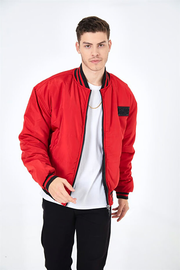 - Çift Taraflı Oversize Fit Mont - 1