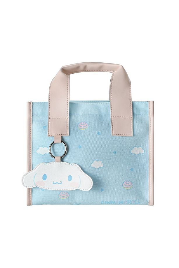 Sanrio Lisanslı Kare Yiyecek Çantası - Cinnamoroll - 4