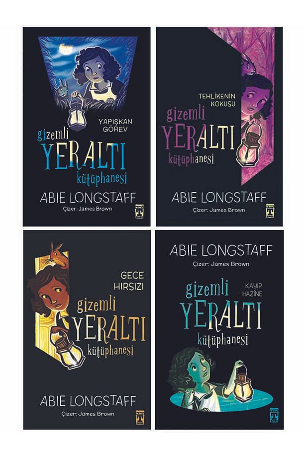 3.4.5.6. Sınıf Okuma Kitapları Gizemli Yeraltı Kütaphanesi 4 kitap Set - 1