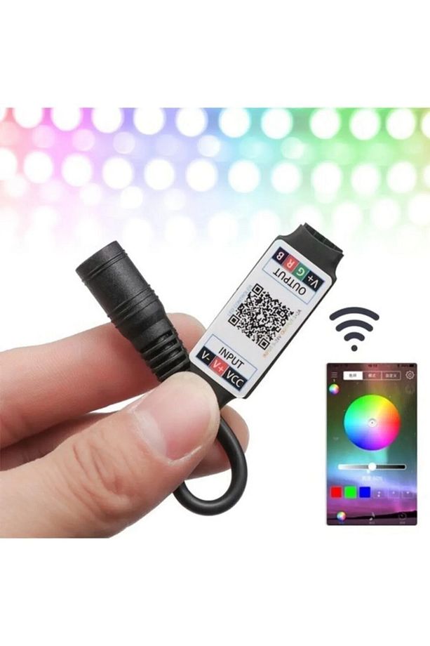 Bluetooth Ile Telefondan Rgb Şerit Led Kontrol Modülü Led Control - 4