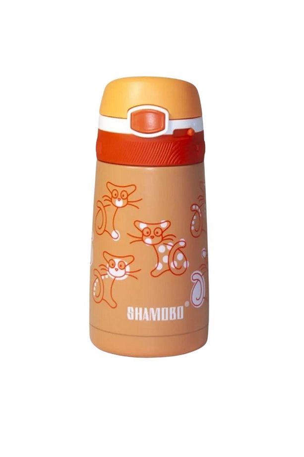 350 Ml Paslanmaz Çelik Pipetli Çocuk Matara Vagonlife (2'li Set) - 2