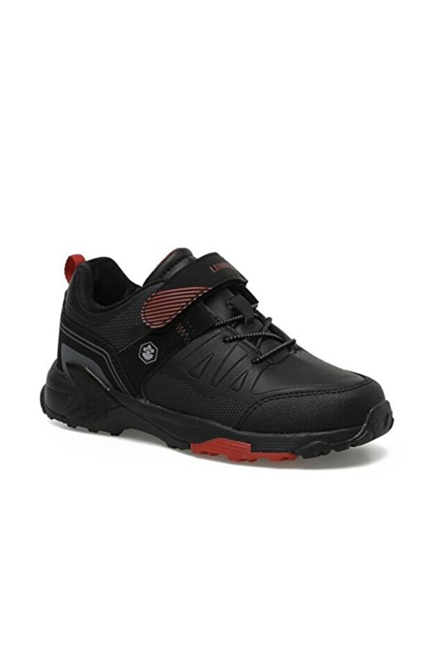Star Jr 3Pr Boy's Outdoor Shoes Black Red 31-35