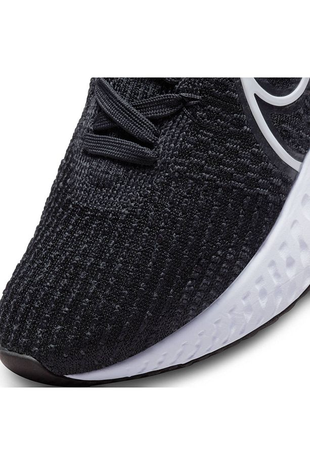 Running React Infinity Run Flyknit 3 Sneakers Black/White Kadın Siyah Spor Ayakkabı - 9