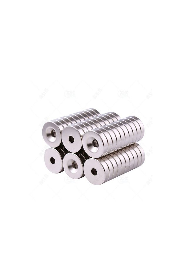 1 Adet Havşa Delikli, Neodyum Mıknatıs, 20mm X 5mm Delik Çapı : 10/5 mm Süper Güçlü Mıknatıs - 8
