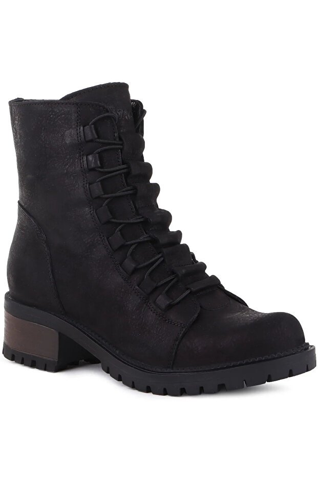 7282 Black Women's Genuine Leather Boots