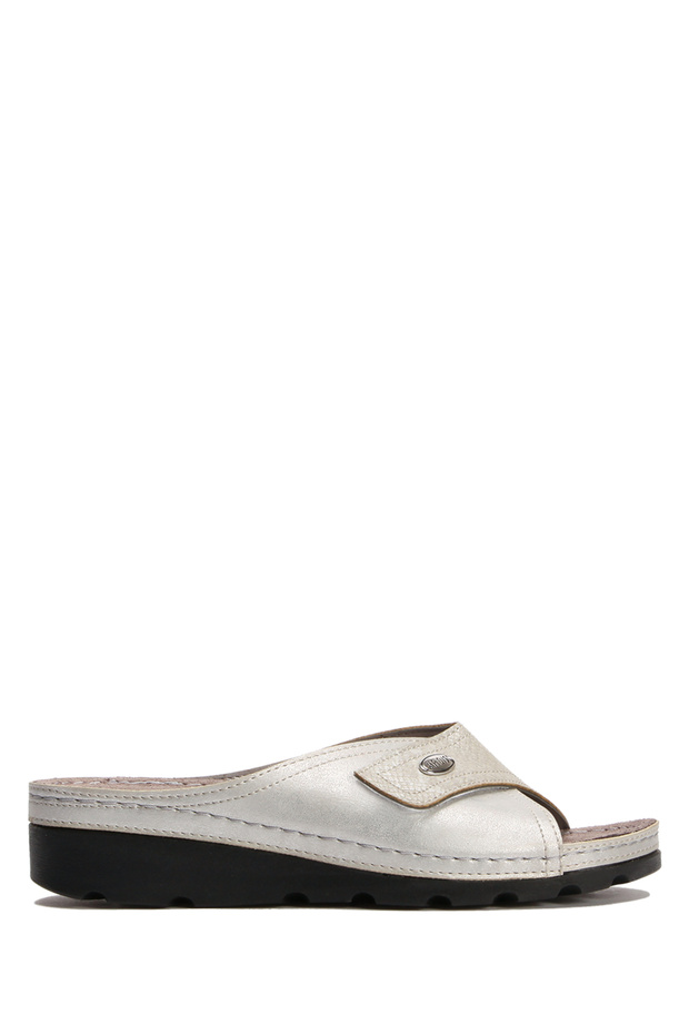 Sıb160104 -Natura Women's Anatomical Leather Slippers 36-41