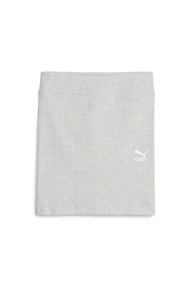 CLASSICS Ribbed Skirt Light Gray Heather - 2