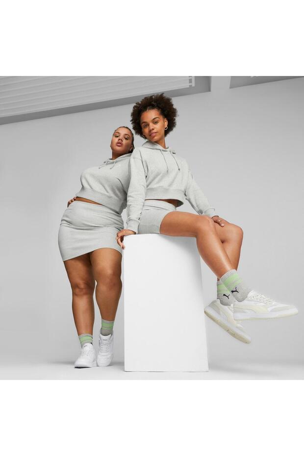 CLASSICS Ribbed Skirt Light Gray Heather - 4