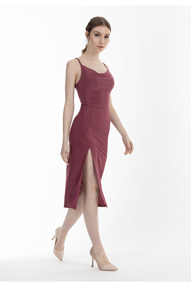 Trägerkleid midi - 2