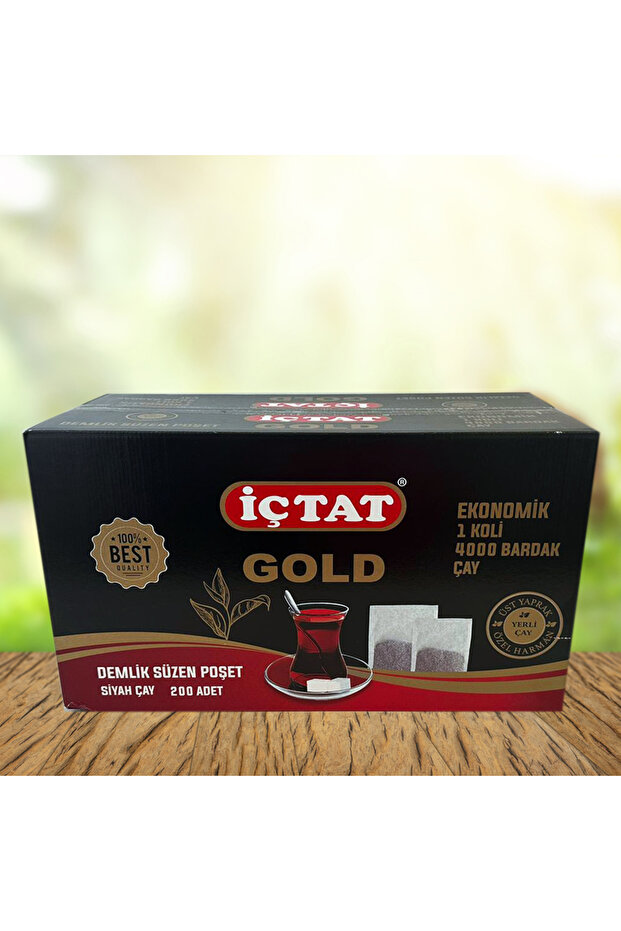 İçtat Gold Süzen Demlik Poşet Çay 30 gr - 166 Adet - 6