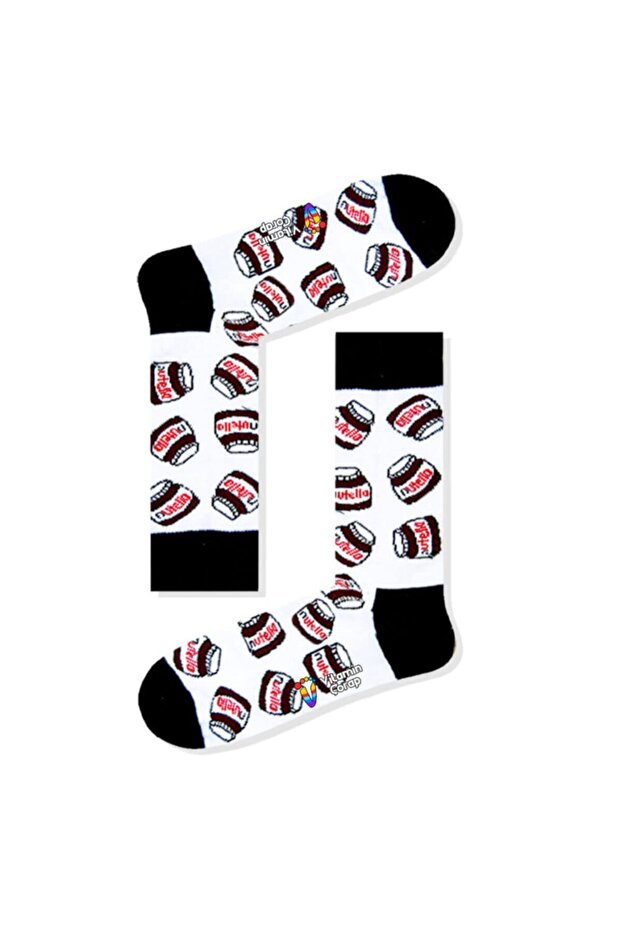 جوارب نوتيلا بيضاء اللون - 1