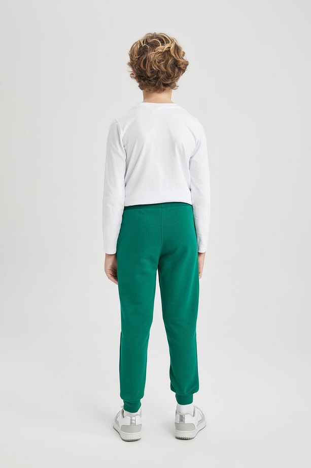 Erkek Çocuk Baskılı Beli Bağcıklı Lastikli Paça Cepli Jogger Eşofman Altı B8925a823cw - 6