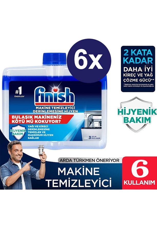 Temizlik Ve Bakım Seti (Parlatıcı 400 ml+Makine Temizleyici Sıvı 250 ml+Tuz 550 gr) X 6 Set - 3