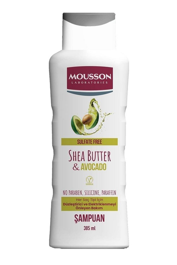 Shea Yağı & Avokado İçeren Duzleştirici ve Elektriklenmeyi Önleyen Sülfatsız Şampuan 385 ml - 4