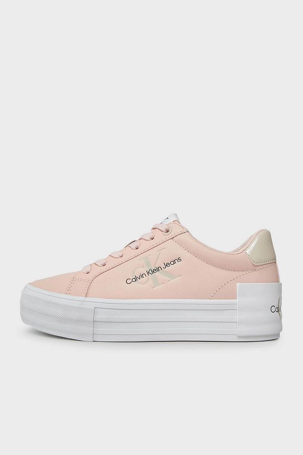 Logolu Flatform Deri Sneaker Ayakkabı YW0YW012940J2 AYAKKABI YW0YW01294 0J2 - 2