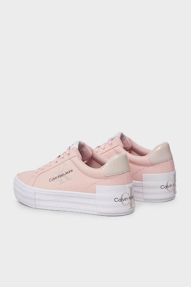 Logolu Flatform Deri Sneaker Ayakkabı YW0YW012940J2 AYAKKABI YW0YW01294 0J2 - 3