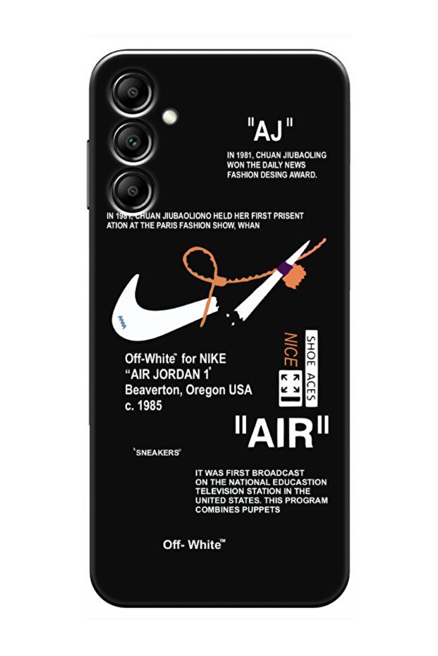 A24 Compatible Black Phone Case - 1