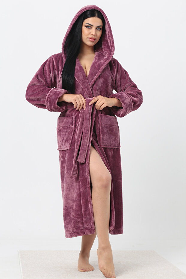 Rochie Raschel cu glugă - 2