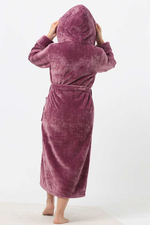 Rochie Raschel cu glugă - 8