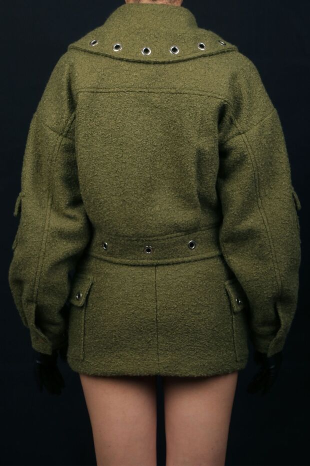 oversize buklet ceket - 4