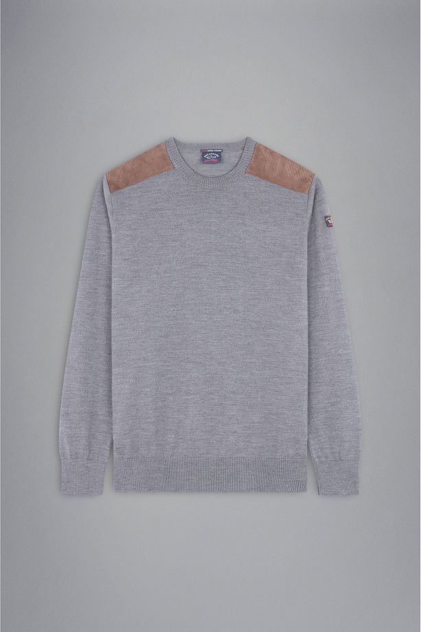 MEN'S KNITTED ROUNDNECK C.W. WOOL - 5