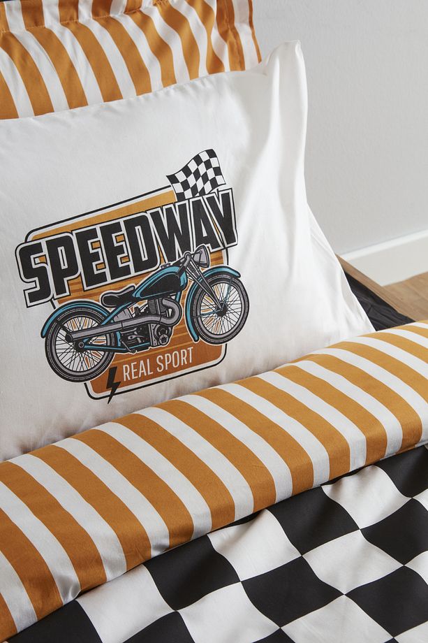 Young Speed Way %100 Pamuk Tek Kişilik Fitted Nevresim Takımı - 4