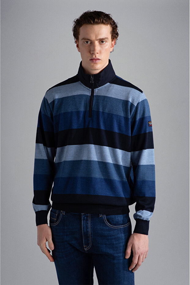 Men's Zipper Pullover - C.W.Wool