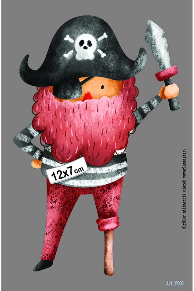 Socket Top Sticker Pirate - 2