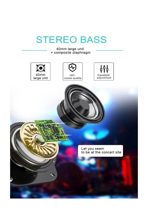 Bluetooth Kulak Üstü Kablosuz Kulaklık ?????? ?????, qulaqcıqlar - 5