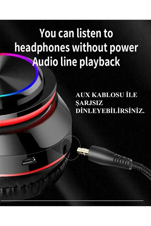 Bluetooth Kulak Üstü Kablosuz Kulaklık ?????? ?????, qulaqcıqlar - 6
