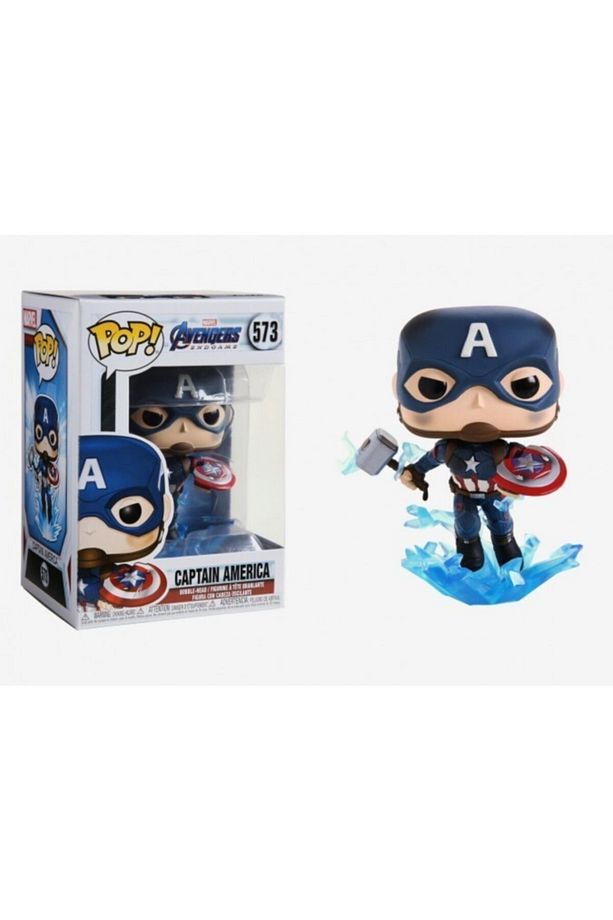 Pop Marvel Avengers Endgame Captain America With Broken Shield Figürü - 1