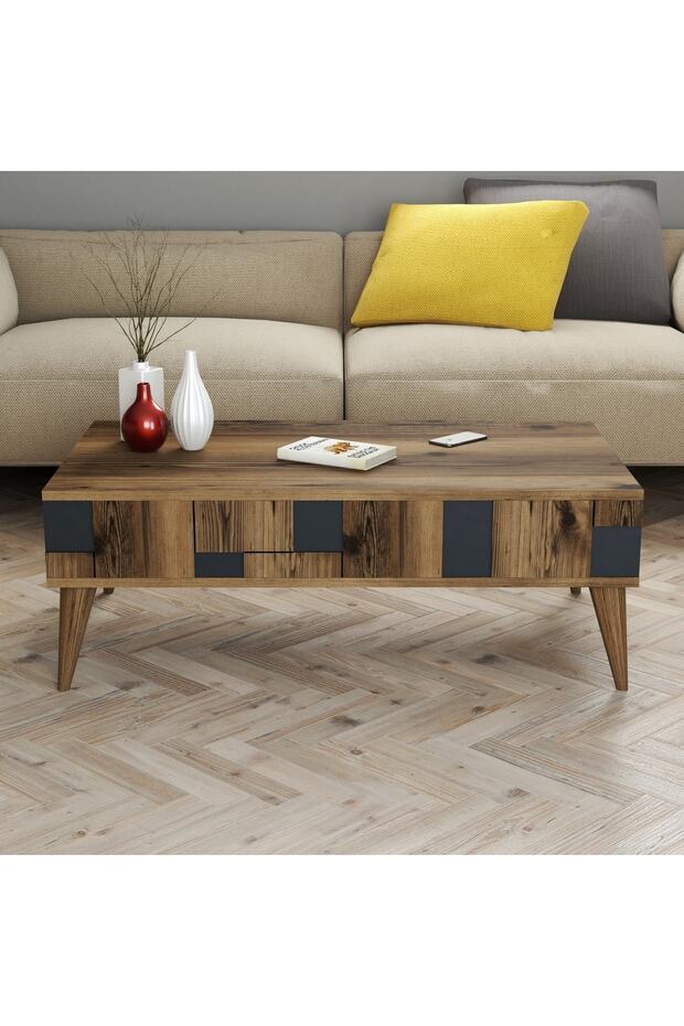 Madrid Orta Sehpa - Ceviz / Antrasit - 3