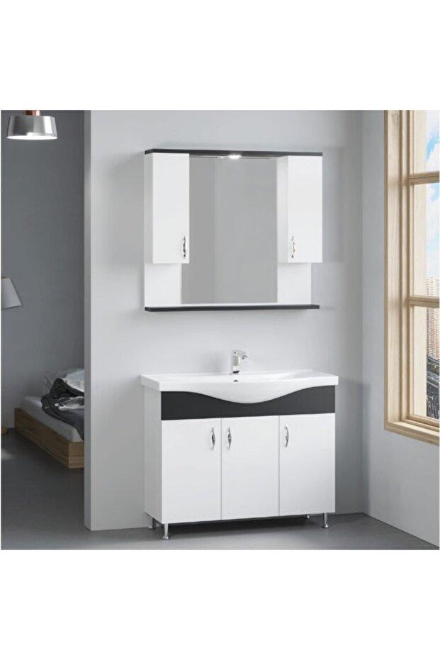 Trend 100 cm Mdf Banyo Dolabı - 1