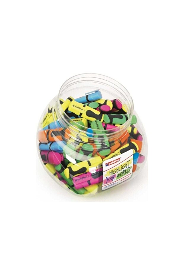 Eddıng E-7 Mini Fosforlu Kalem Mavi - 1